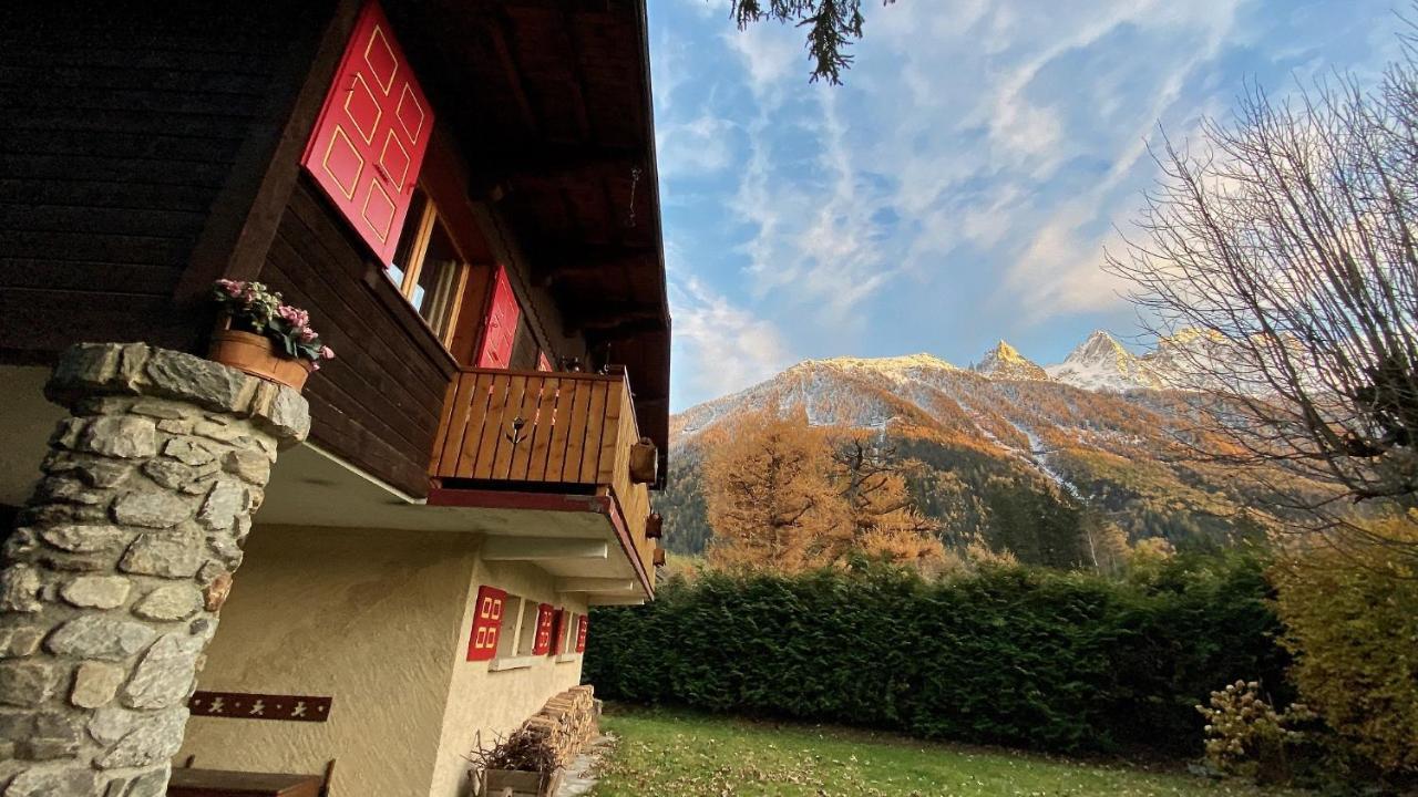 Chalet Baraka Vue Montblanc Chamonix Esterno foto